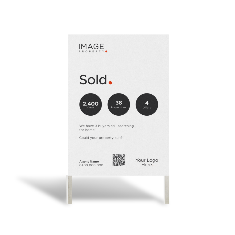 Sold Story Signboard
